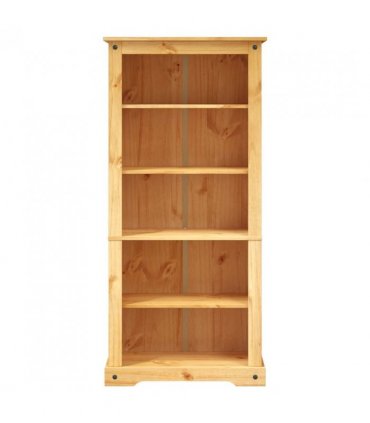 vidaXL 5-Tier Bookcase Mexican Pine Corona Range 80x40x170 cm