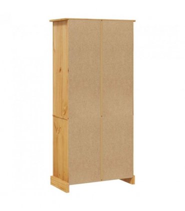 vidaXL 5-Tier Bookcase Mexican Pine Corona Range 80x40x170 cm