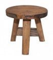 vidaXL Stool Solid Mahogany Wood
