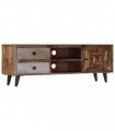 vidaXL TV Cabinet 118x30x40 cm Solid Mango Wood