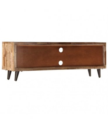 vidaXL TV Cabinet 118x30x40 cm Solid Mango Wood