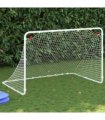 vidaXL Soccer Goal White 122x81x81 cm Steel