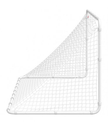 vidaXL Soccer Goal White 122x81x81 cm Steel