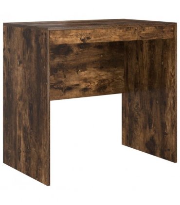 vidaXL Desk with Drawer with Shelf with Storage 2 pcs Smoked Oak