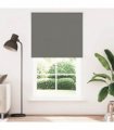 vidaXL Roller Blind Blackout Grey 140x230 cm Fabric Width 136.6 cm Polyester