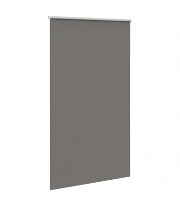 vidaXL Roller Blind Blackout Grey 140x230 cm Fabric Width 136.6 cm Polyester