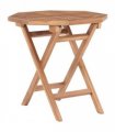 vidaXL Folding Garden Table 45x45x45 cm Solid Teak Wood