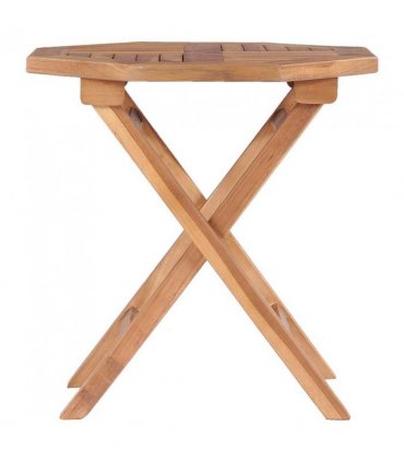 vidaXL Folding Garden Table 45x45x45 cm Solid Teak Wood