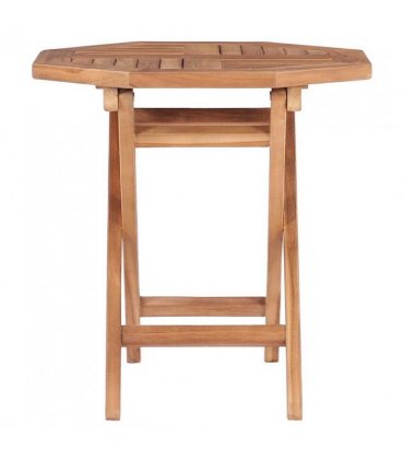 vidaXL Folding Garden Table 45x45x45 cm Solid Teak Wood