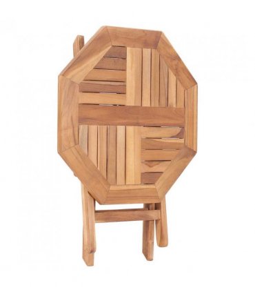 vidaXL Folding Garden Table 45x45x45 cm Solid Teak Wood