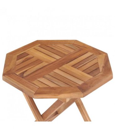 vidaXL Folding Garden Table 45x45x45 cm Solid Teak Wood