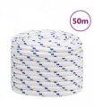 vidaXL Boat Rope White 20 mm 50 m Polypropylene