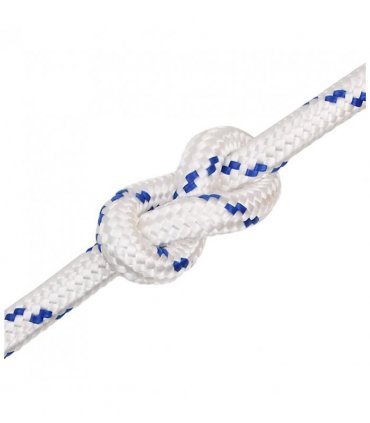 vidaXL Boat Rope White 20 mm 50 m Polypropylene