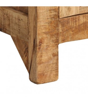 vidaXL Sideboard with Shelves Solid Mango Wood 65x30x180 cm