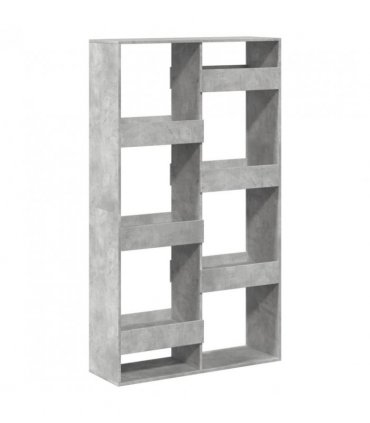 vidaXL Bookcase Concrete Grey 100x33x175 cm Engineered Wood