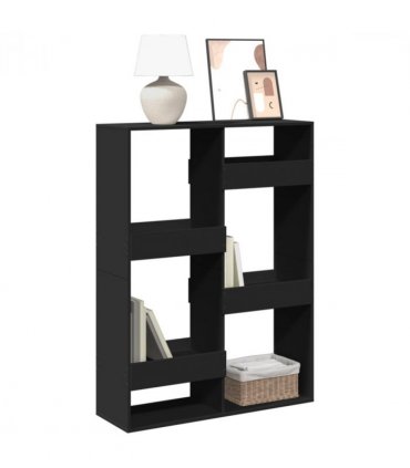 vidaXL Bookcase Black 100x33x135 cm Engineered Wood