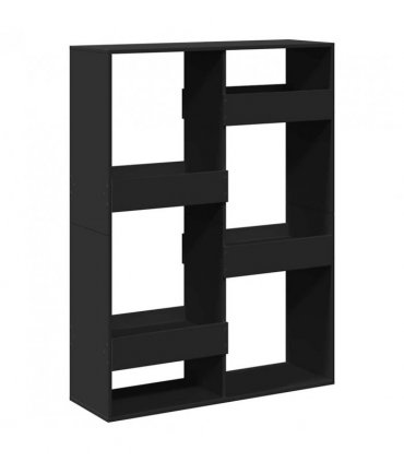 vidaXL Bookcase Black 100x33x135 cm Engineered Wood