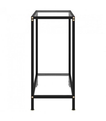 vidaXL Console Table Transparent 60x35x75 cm Tempered Glass
