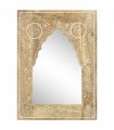 vidaXL Hand Painted Mirror 40x55 cm Solid Mango Wood