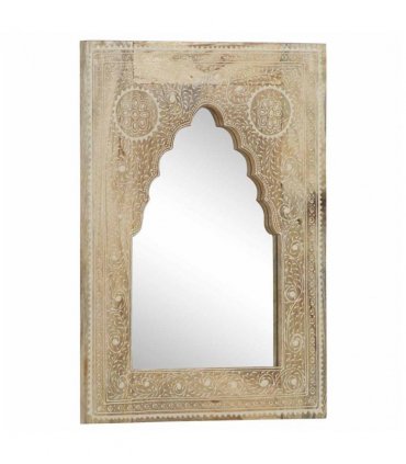 vidaXL Hand Painted Mirror 40x55 cm Solid Mango Wood