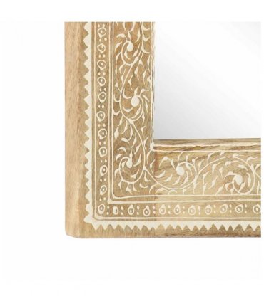 vidaXL Hand Painted Mirror 40x55 cm Solid Mango Wood