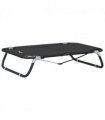 vidaXL Dog Bed Foldable Anthracite Oxford Fabric and Steel