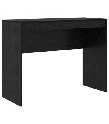 vidaXL Desk with Drawer with Shelf with Storage 2 pcs Black Oak