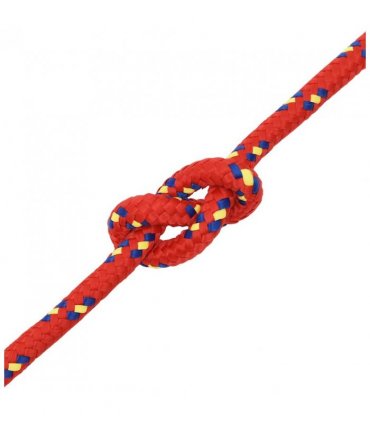vidaXL Boat Rope Red 12 mm 100 m Polypropylene