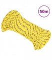 vidaXL Boat Rope Yellow 5 mm 50 m Polypropylene