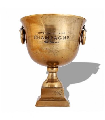 vidaXL Trophy Cup Champagne Cooler Copper Brown