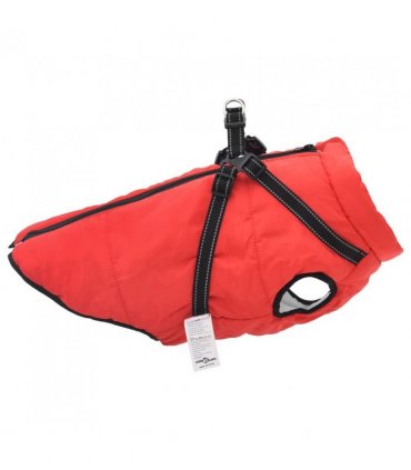vidaXL Dog Coat Red L48
