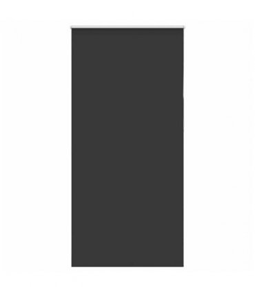 vidaXL Roller Blind Blackout Black 105x210 cm Fabric Width 100.7 cm Polyester