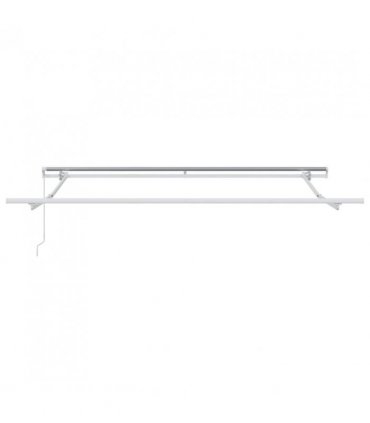 vidaXL Awning Retractable Manual Black 300 x 250 x 165 cm Polyester