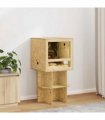 vidaXL Terrarium Brown 50 x 50 x 100 cm OSB