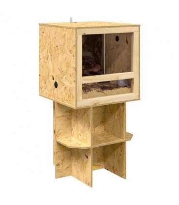 vidaXL Terrarium Brown 50 x 50 x 100 cm OSB