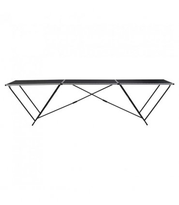 vidaXL Folding Pasting Table MDF and Aluminium 300x60x78 cm