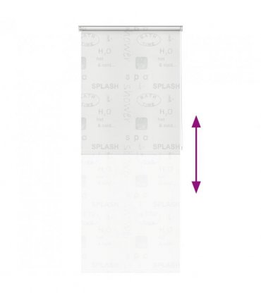 vidaXL Shower Roller Blind 120x240 cm Splash