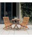 vidaXL Garden Dining Set | Natural Teak