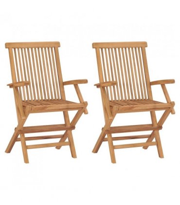 vidaXL Garden Dining Set | Natural Teak