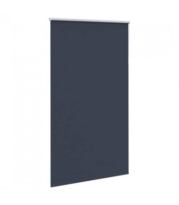 vidaXL Roller Blind Blackout Marine 140x210 cm Fabric Width 136.6 cm Polyester