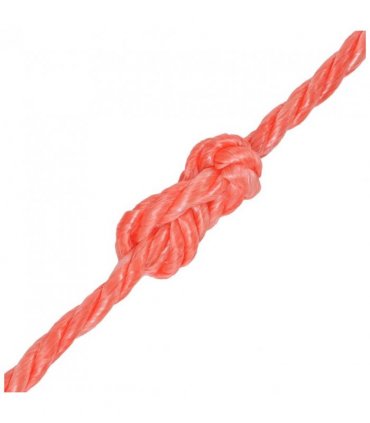 vidaXL Twisted Rope Polypropylene 12 mm 500 m Orange