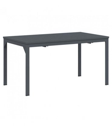vidaXL Garden Dining Set 9 pcs Anthracite Powder-coated Steel