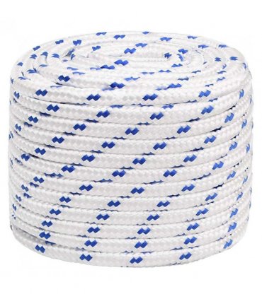 vidaXL Boat Rope White 16 mm 100 m Polypropylene
