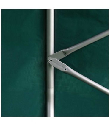 vidaXL Livestock Tent PVC 3.7x3.7 m Green