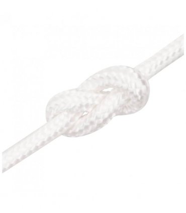 vidaXL Boat Rope Full White 10 mm 25 m Polypropylene