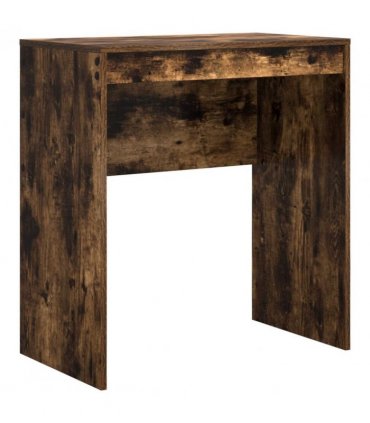 vidaXL Desk with Drawer with Shelf with Storage 2 pcs Smoked Oak