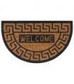 vidaXL Door Mat Half Round 45x75 cm Rubber and Coir
