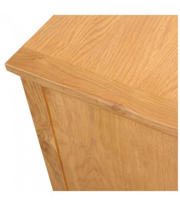 vidaXL TV Cabinet 110x35x44 cm Solid Oak Wood