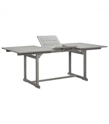 vidaXL Garden Dining Table (150-200)x100x75 cm Solid Acacia Wood
