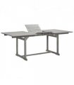 vidaXL Garden Dining Table (150-200)x100x75 cm Solid Acacia Wood